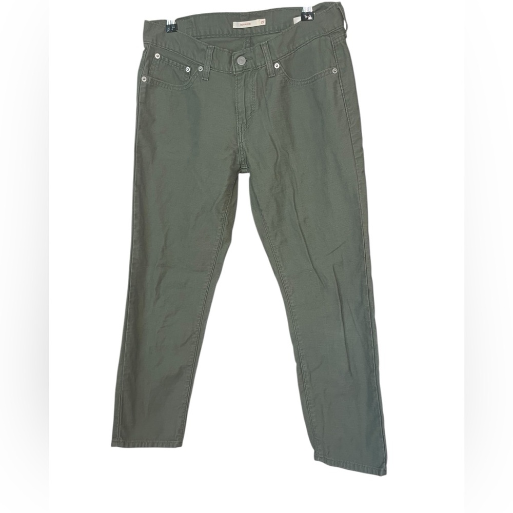 Levi’s Size 27 Army Green Slim Fit Jeans • Women's Size 2 • Excellent Condition